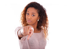 unhappy-young-african-american-pointing-finger-isolated-white-background-51005807